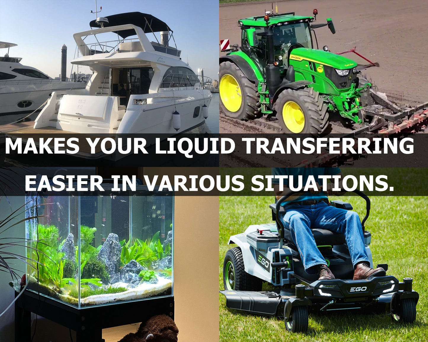 P1 / PETASOON Fuel Transfer Pump Battery Powered Electric Shaker Siphon Portable Gas Can Tank Pump for Gasoline Diesel kerosene Water Liquid